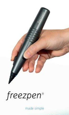 freeeze pen in hand